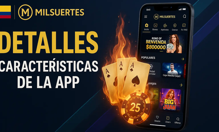 En una tableta, lobby del casino Milsuertes con naipes y fichas