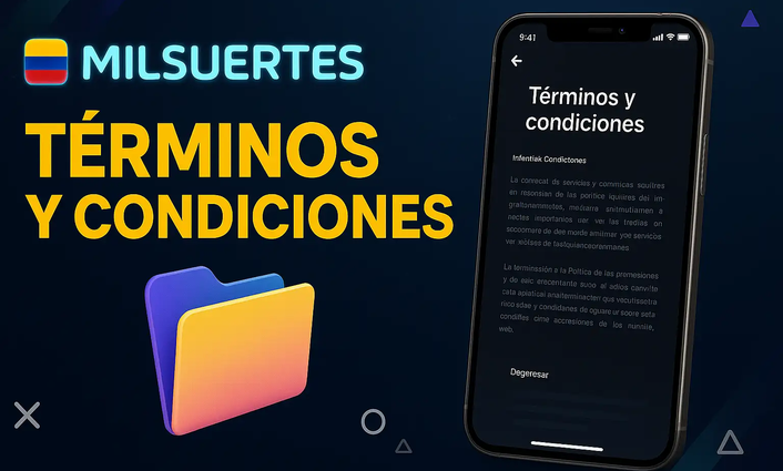 una carpeta de documentos junto al lobby móvil de Milsuertes
